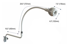 TIGERMEDICAL WALL MOUNT GLEAMER LED PROCEDURE LIGHT W/ EXTENSION ARM