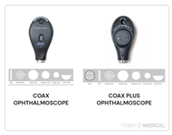 TIGERMEDICAL DIAGNOSTIX 3.5V DESK DIAGNOSTIC SET. OTOSCOPE & OPHTHALMOSCOPE