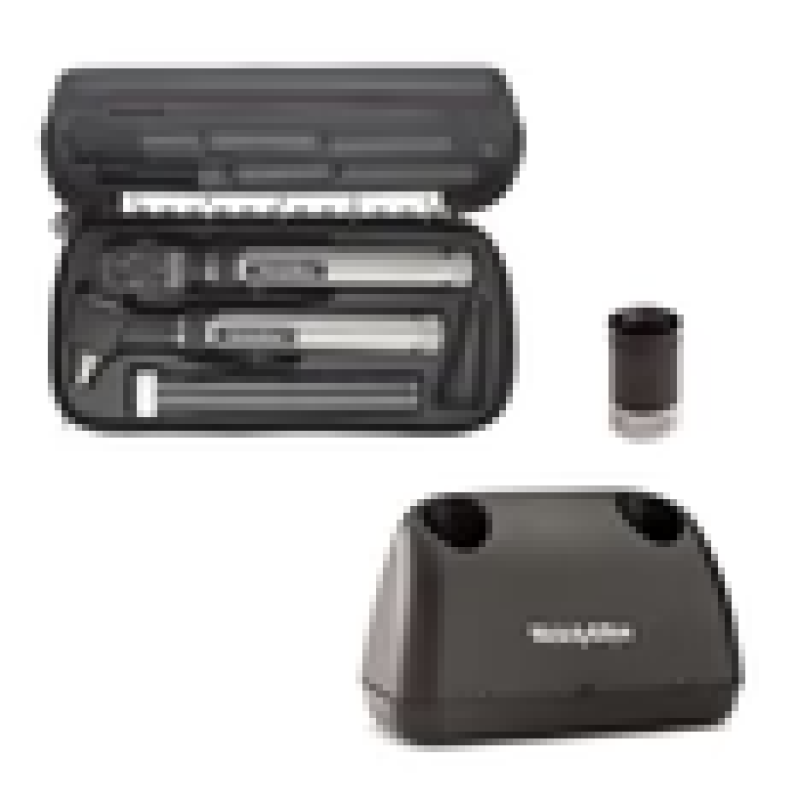 TIGERMEDICAL 2.5V POCKETSCOPE DESK DIAGNOSTIC SET W/ UNIVERSAL CHARGER. OTOSCOPE & OPHTHALMOSCOPE