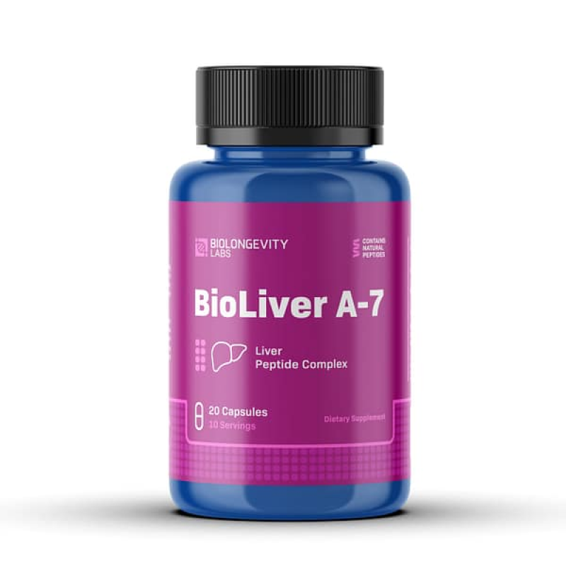 BIOLONGEVITY BIOLIVER – A-7 LIVER PEPTIDE BIOREGULATOR (SVETINORM) 60 CAPSULES