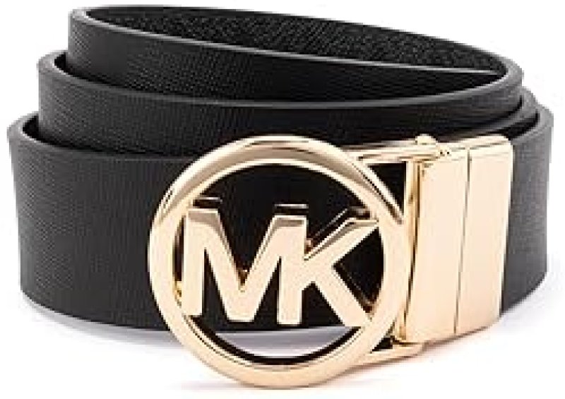 MICHAEL KORS WOMENS 1.25 INCH REVERSIBLE BELT - STYLISH EVERYDAY FASHION ACCESSORY