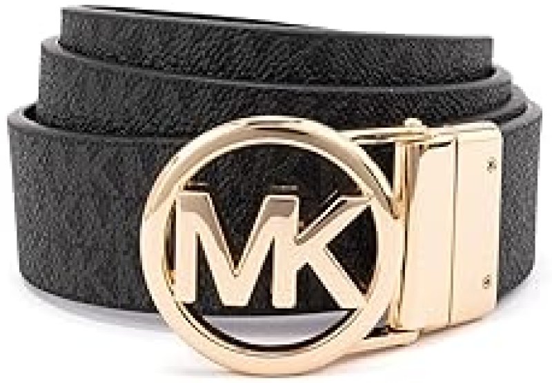 MICHAEL KORS WOMENS 1.25 INCH REVERSIBLE BELT - STYLISH EVERYDAY FASHION ACCESSORY