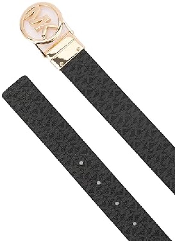 MICHAEL KORS WOMENS 1.25 INCH REVERSIBLE BELT - STYLISH EVERYDAY FASHION ACCESSORY