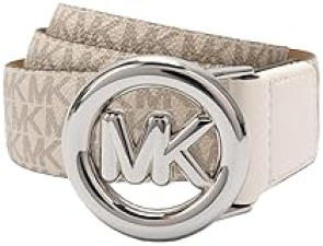 MICHAEL KORS WOMENS 1.25 LEATHER BELT ADJUSTABLE FIT STYLISH NON-REVERSIBLE ACCESSORY