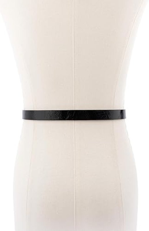 MICHAEL KORS WOMENS 0.75 INCH LOGO SKINNY BELT STYLISH EVERYDAY FASHION ACCESSORY
