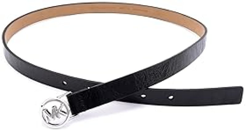 MICHAEL KORS WOMENS 0.75 INCH LOGO SKINNY BELT STYLISH EVERYDAY FASHION ACCESSORY
