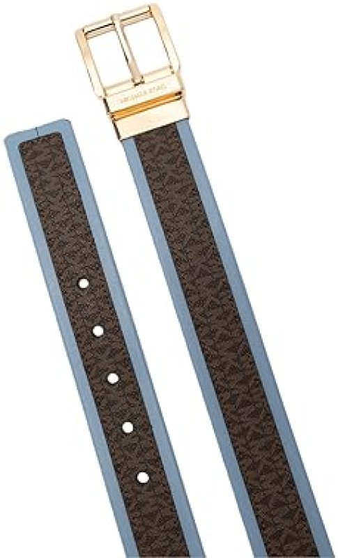 MICHAEL KORS WOMENS 1.5 REVERSIBLE LOGO BELT ADJUSTABLE STYLISH EVERYDAY ACCESSORY