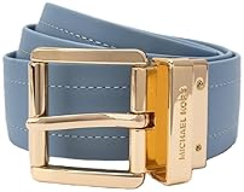 MICHAEL KORS WOMENS 1.5 REVERSIBLE LOGO BELT ADJUSTABLE STYLISH EVERYDAY ACCESSORY