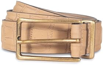 MICHAEL KORS WOMENS 1.2 INCH LEATHER BELT - ADJUSTABLE STYLISH EVERYDAY ACCESSORY