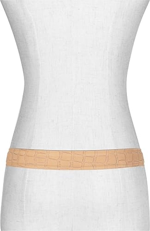 MICHAEL KORS WOMENS 1.2 INCH LEATHER BELT - ADJUSTABLE STYLISH EVERYDAY ACCESSORY