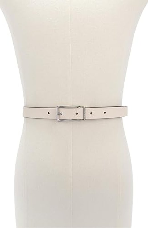 MICHAEL KORS WOMENS .78 INCH REVERSIBLE LOGO BELT ADJUSTABLE STYLISH EVERYDAY ACCESSORY