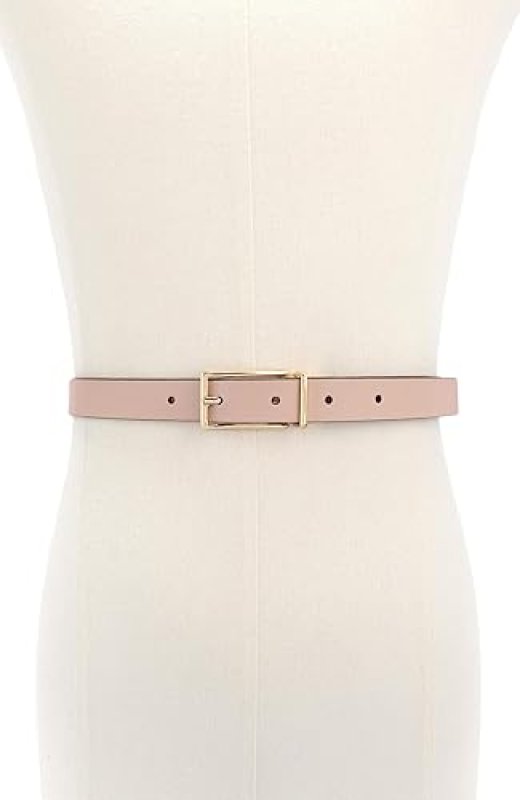 MICHAEL KORS WOMENS 0.78 INCH REVERSIBLE LOGO BELT ADJUSTABLE STYLISH EVERYDAY ACCESSORY