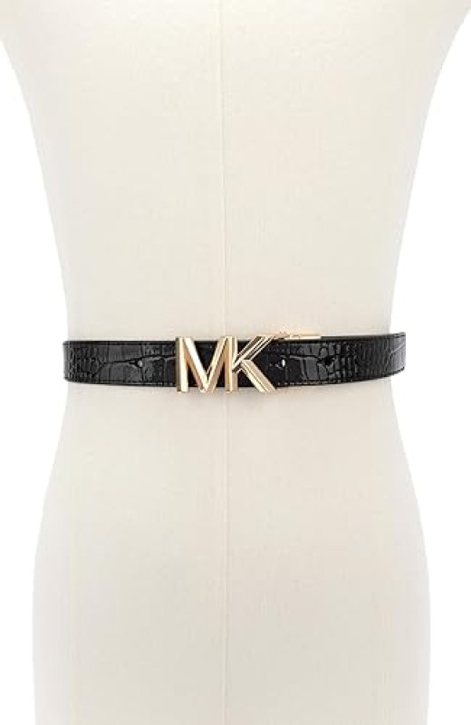 MICHAEL KORS WOMENS 1.1 REVERSIBLE ADJUSTABLE BELT STYLISH EVERYDAY ACCESSORY