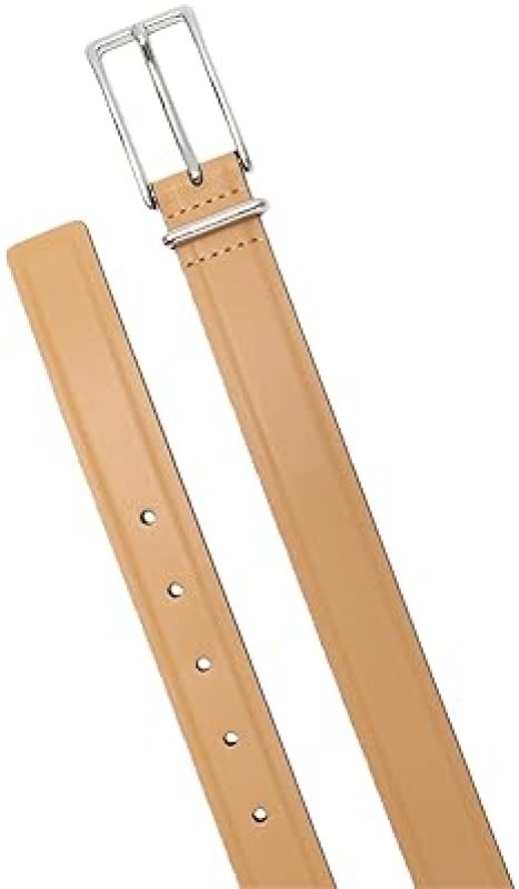 MICHAEL KORS WOMENS 1.2 INCH LEATHER BELT - ADJUSTABLE, STYLISH EVERYDAY ACCESSORY