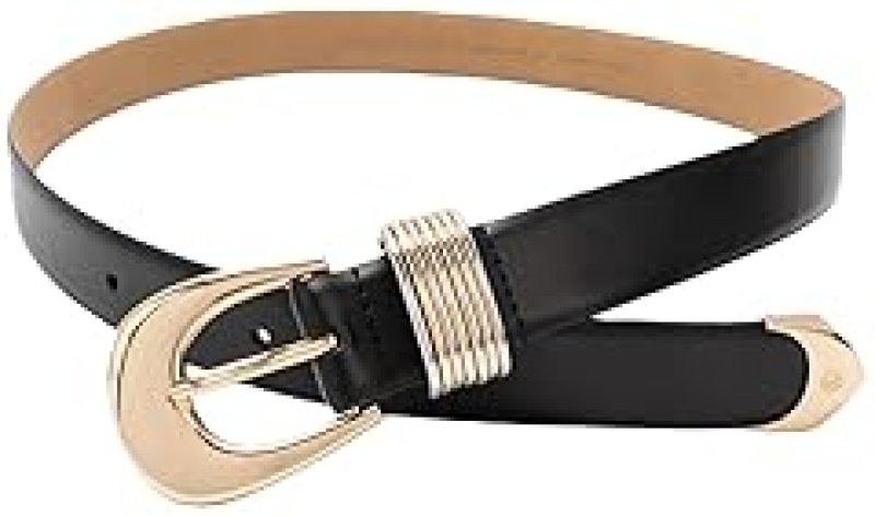 MICHAEL KORS WOMENS 1.2 INCH ADJUSTABLE BELT - STYLISH, VERSATILE EVERYDAY ACCESSORY