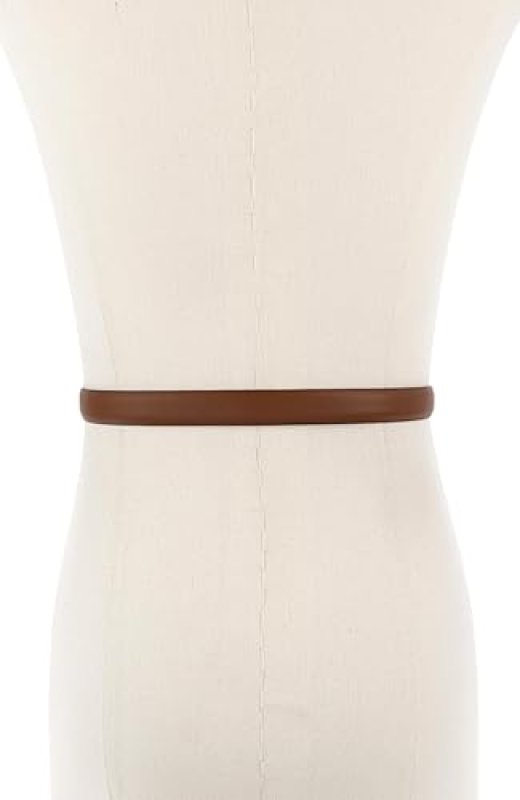 MICHAEL KORS WOMENS 0.7 INCH BUBBLE PLAQUE BELT - ADJUSTABLE STYLISH EVERYDAY ACCESSORY