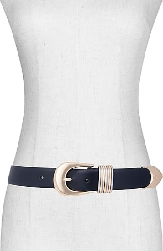 MICHAEL KORS WOMENS 35MM LEATHER BELT STYLISH DESIGNER FASHION ACCESSORY