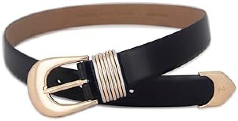 MICHAEL KORS WOMENS 35MM LEATHER BELT STYLISH DESIGNER FASHION ACCESSORY