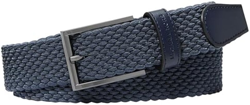 MICHAEL KORS MENS 34MM CLASSIC LEATHER DRESS BELT STYLISH AND DURABLE ACCESSORY