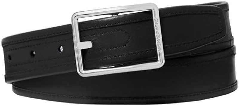 MICHAEL KORS MENS 34MM REVERSIBLE LEATHER BELT STYLISH AND ADJUSTABLE DESIGNER ACCESSORY