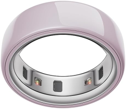 OURA RING 4 CERAMIC PETAL SIZE 8 SLEEP, ACTIVITY, WOMEN S HEALTH, AI, 8-DAY BATTERY, ANDROID IOS