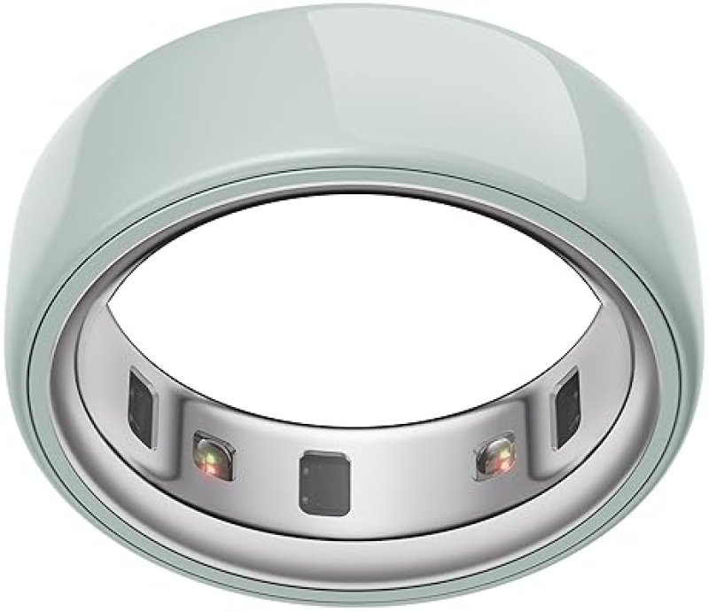 OURA RING 4 CERAMIC TIDE SIZE 8 SLEEP, ACTIVITY WOMEN S HEALTH TRACKER, 8-DAY BATTERY, ANDROID IOS