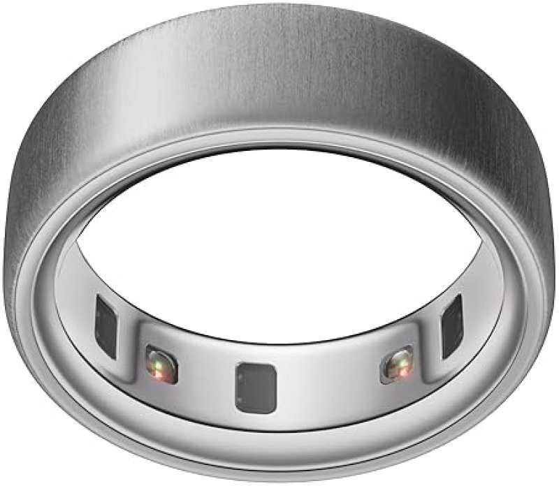 OURA RING 4 BRUSHED SILVER SIZE 10 SLEEP, ACTIVITY HEALTH TRACKER, AI ADVISOR, 8-DAY BATTERY