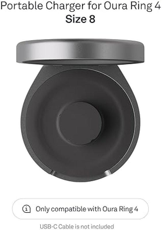 OURA RING 4 CHARGING CASE SIZE 8 HOLDS UP TO 5 CHARGES FOR OURA RING 4