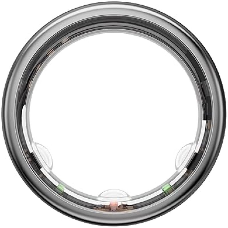 OURA RING GEN3 HORIZON SILVER SIZE 8 WITH SIZING KIT SLEEP FITNESS TRACKER, 5-7 DAYS BATTERY