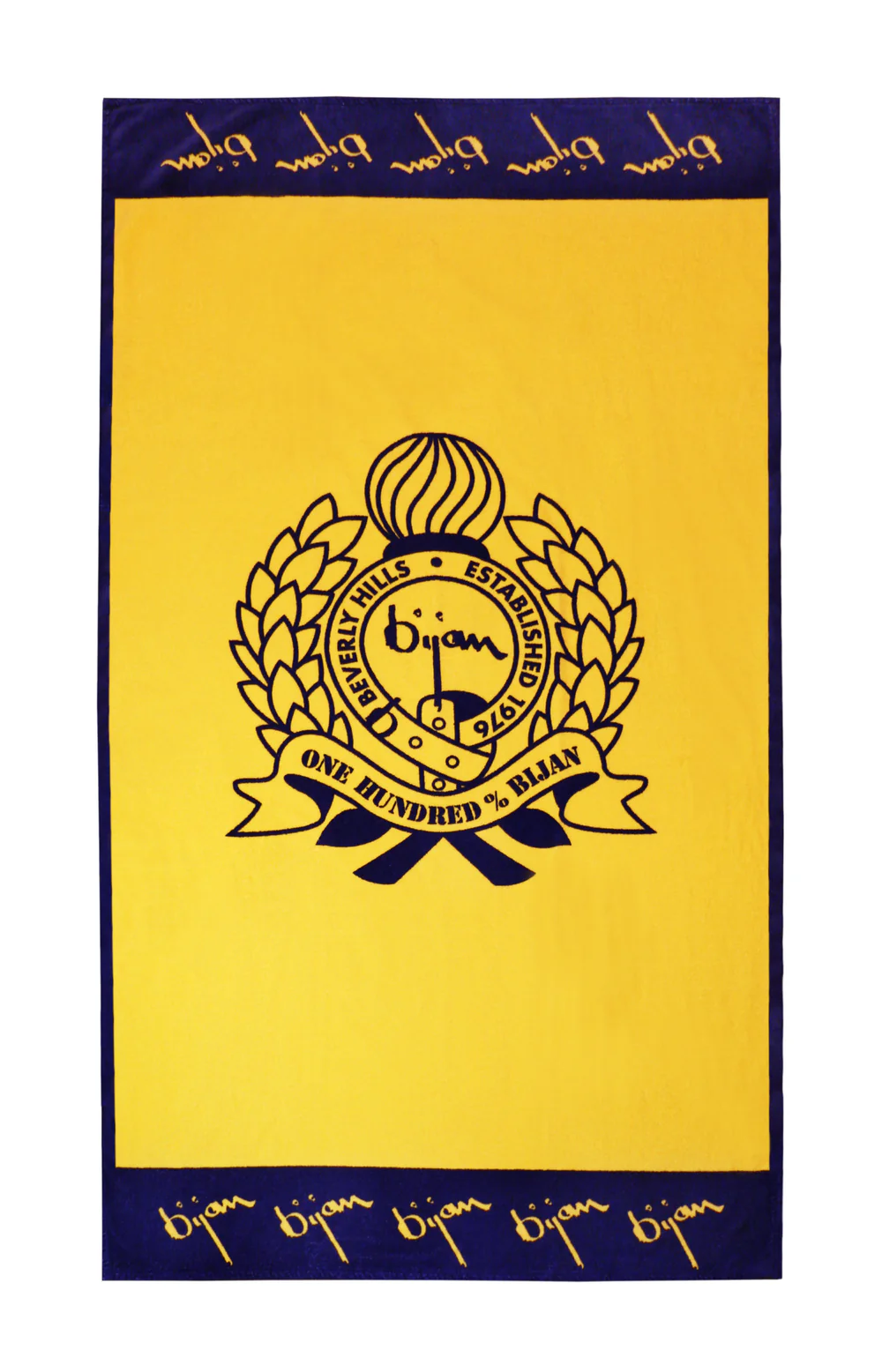 BIJAN YELLOW BEACH TOWEL