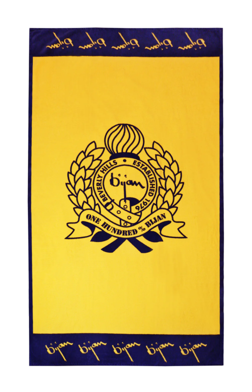 BIJAN YELLOW BEACH TOWEL