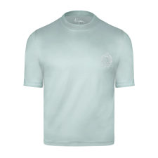 BIJAN BLUE  SEAFOAM WITH SEAFOAM CREST SHORT SLEEVE T-SHIRT
