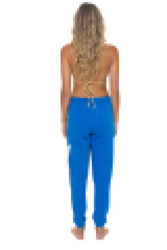 AVIATOR NATION BOLT STITCH SWEATPANTS - OCEAN // WHITE