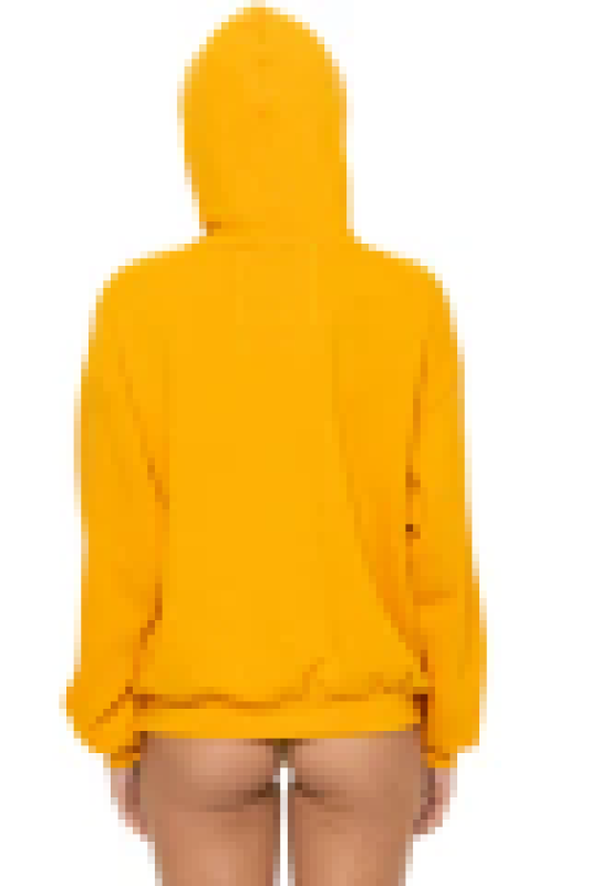 AVIATOR NATION BOLT STITCH RELAXED PULLOVER HOODIE - VINTAGE GOLD // WHITE