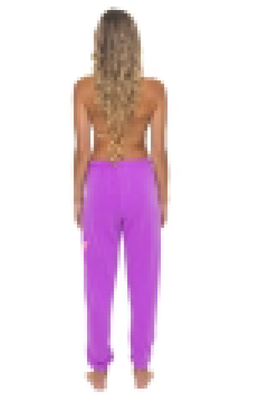AVIATOR NATION BOLT STITCH SWEATPANTS - NEON PURPLE // NEON PINK