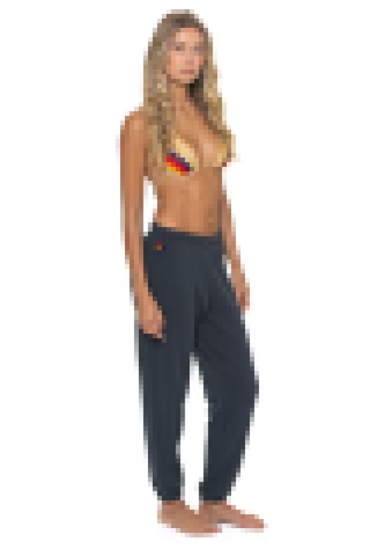 AVIATOR NATION BOLT STITCH SWEATPANTS - CHARCOAL