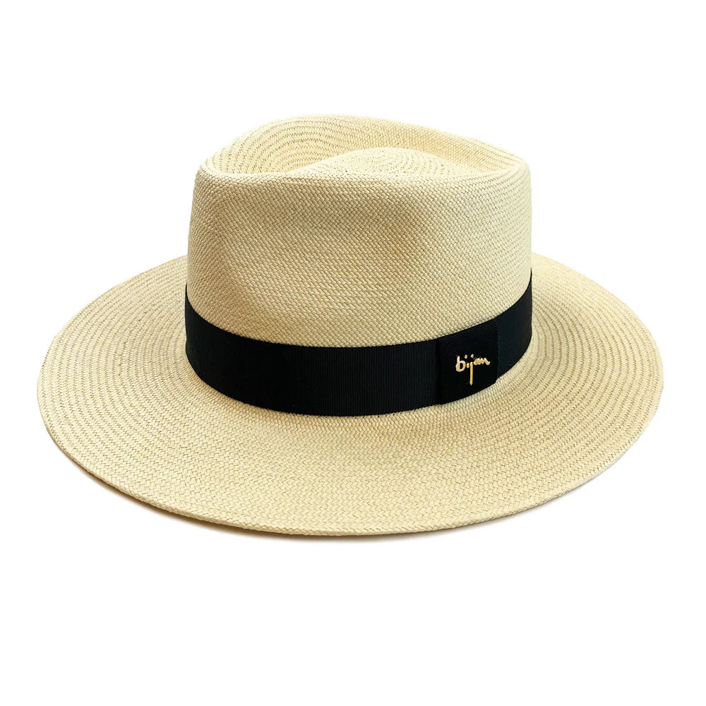 BIJAN PANAMA HAT – NARROW BRIM