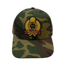 BIJAN CAMOUFLAGE WITH GOLD CREST CAP