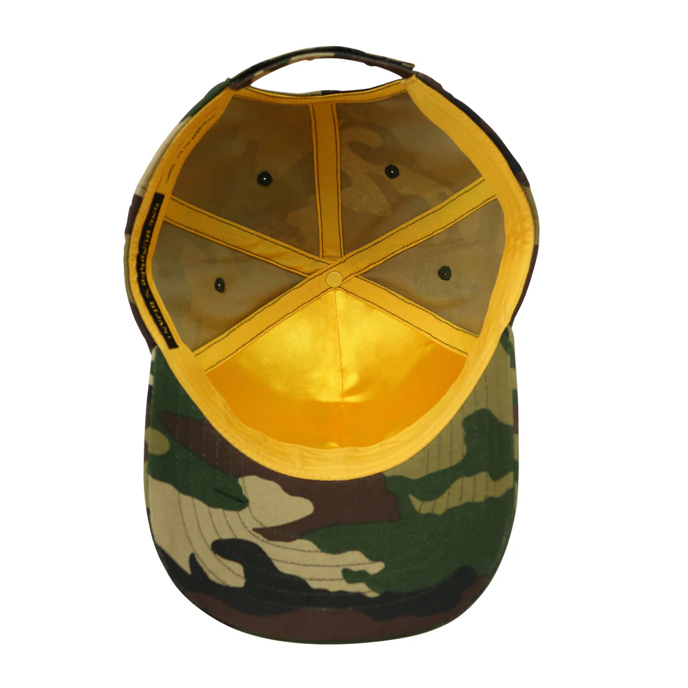 BIJAN CAMOUFLAGE WITH GOLD CREST CAP