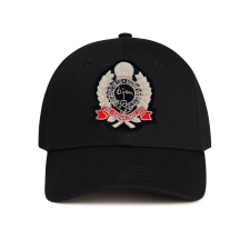 BIJAN BLACK WITH SILVER CREST CAP