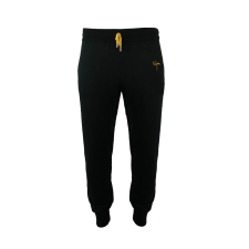 BIJAN BLACK SILK AND CASHMERE SWEATPANTS