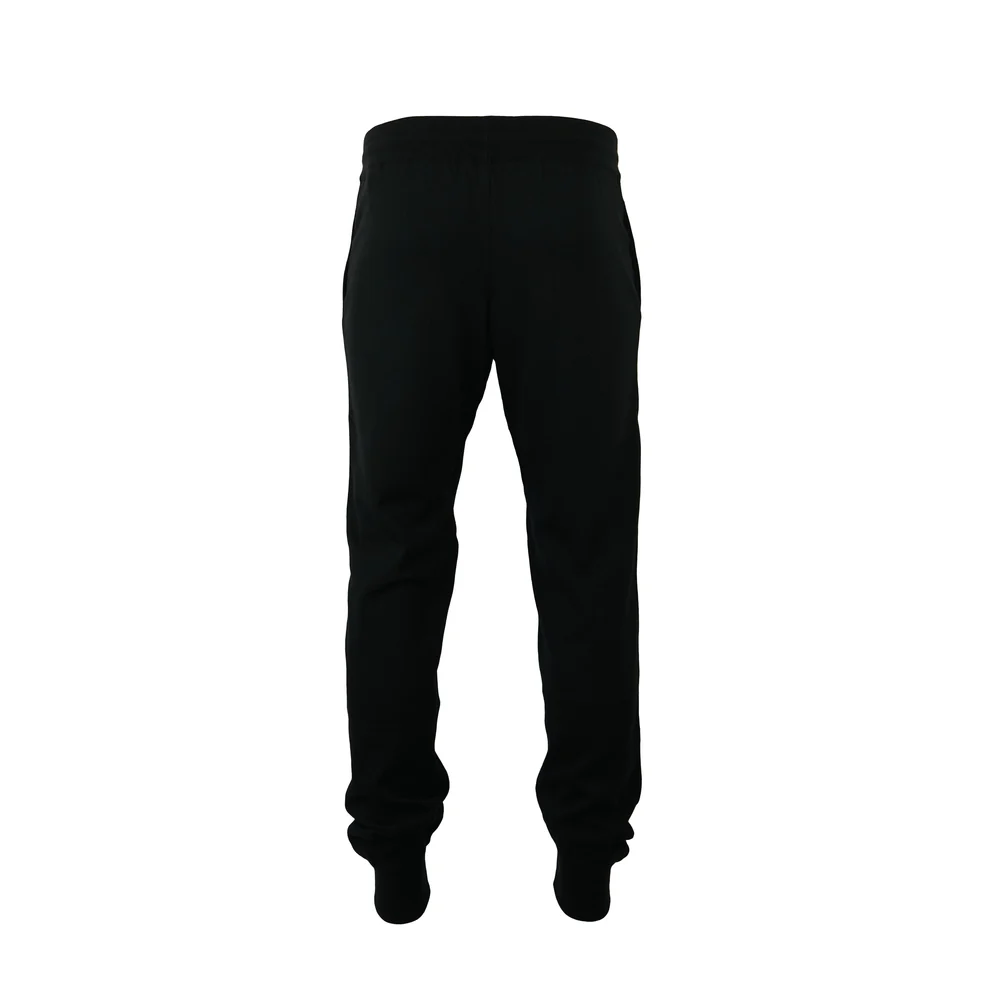 BIJAN BLACK SILK AND CASHMERE SWEATPANTS