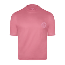 BIJAN PINK WITH PINK CREST SHORT SLEEVE T-SHIRT