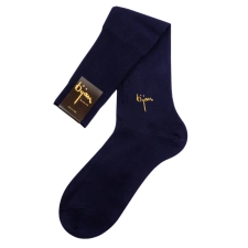 BIJAN NAVY DRESS SOCKS