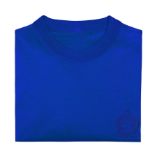 BIJAN BLUE  FRENCH BLUE CREST SHORT SLEEVE T-SHIRT