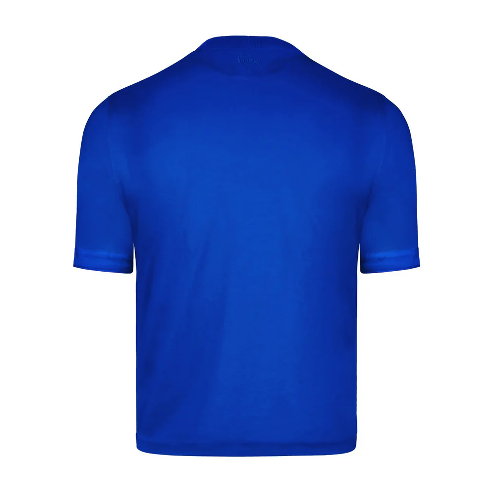 BIJAN BLUE  FRENCH BLUE CREST SHORT SLEEVE T-SHIRT