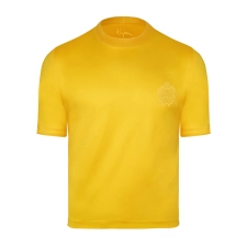BIJAN YELLOW  BIJAN YELLOW WITH YELLOW CREST SHORT SLEEVE T-SHIRT