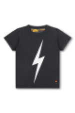 AVIATOR NATION  KID'S BOLT TEE - CHARCOAL