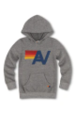 AVIATOR NATION  KID'S LOGO PULLOVER HOODIE - HEATHER GREY