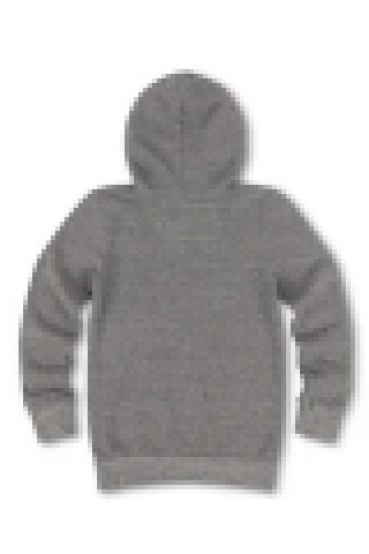 AVIATOR NATION  KID'S LOGO PULLOVER HOODIE - HEATHER GREY
